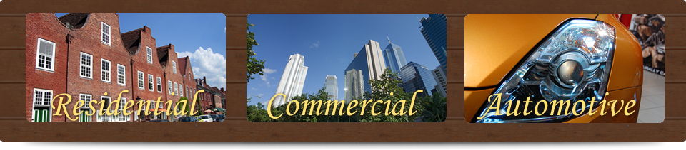 services: Residential, Commercial, Automotive